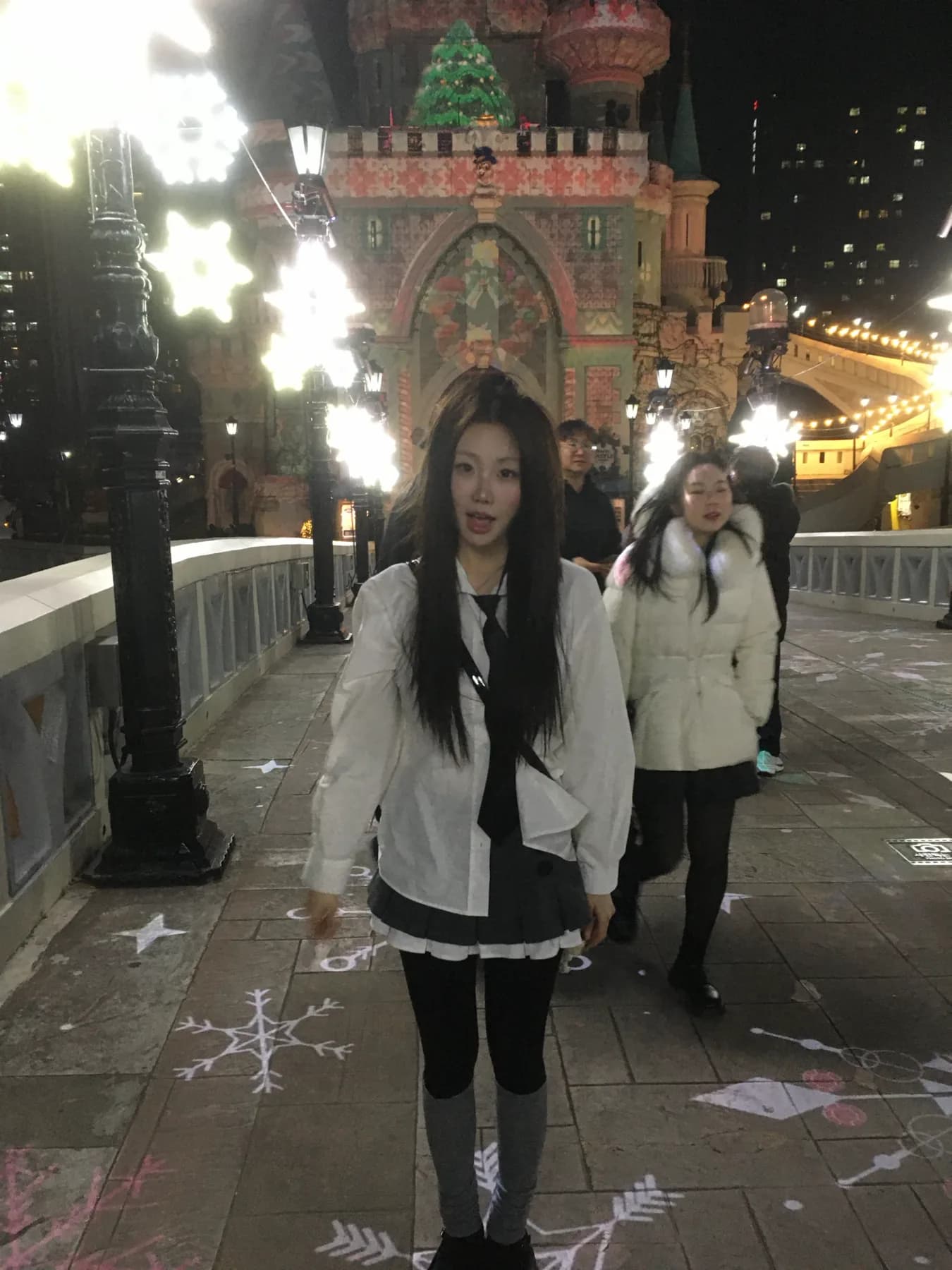 스노위 스쿨 레이어드 셋업 상품 이미지 1