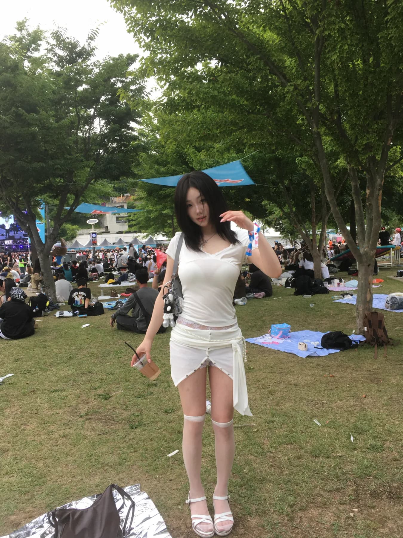 아이보리 페스티벌 랩 셋업 상품 이미지 1