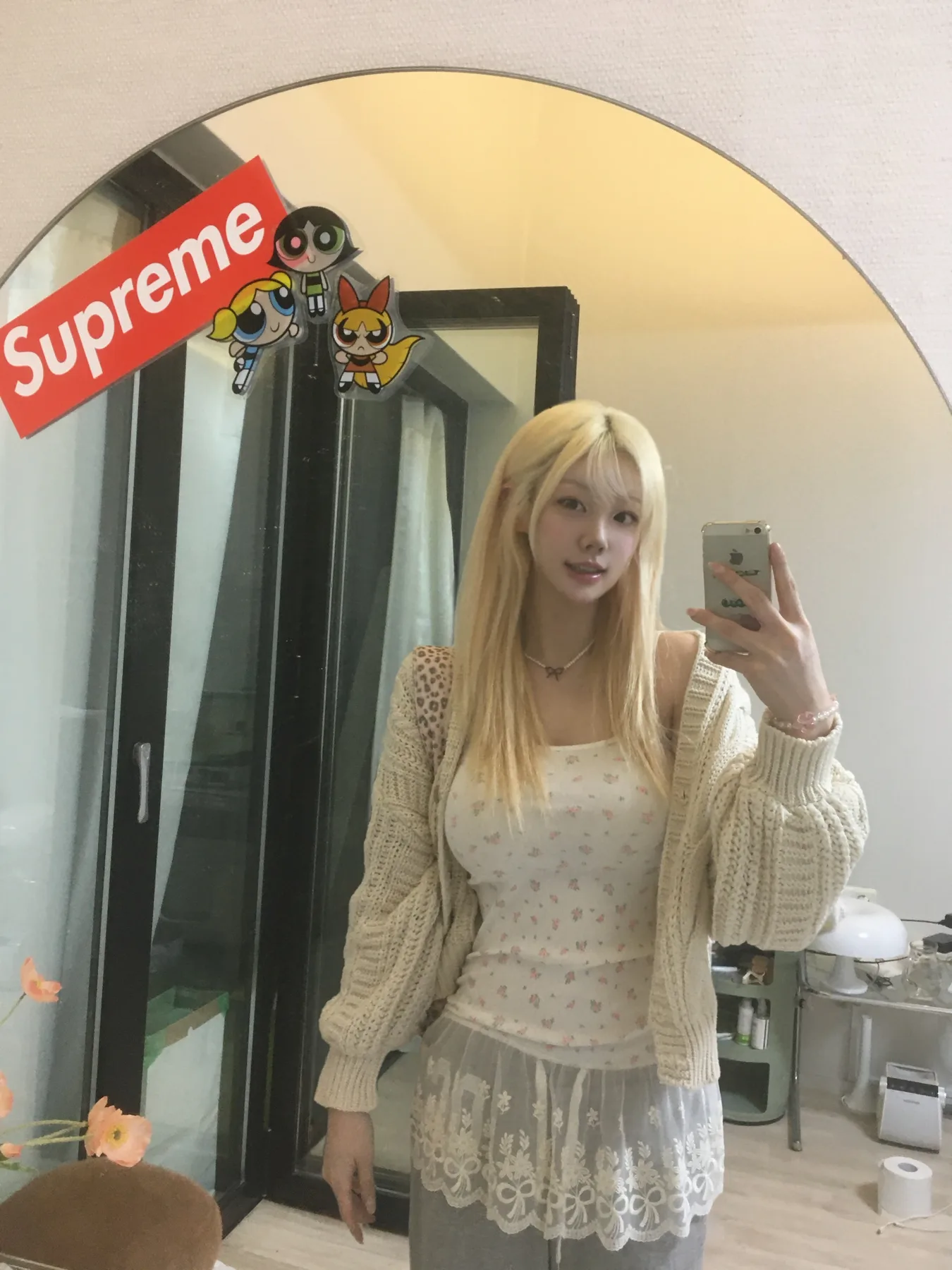 쁘띠 플뢰르 캐미솔 니트 셋업 상품 이미지 1